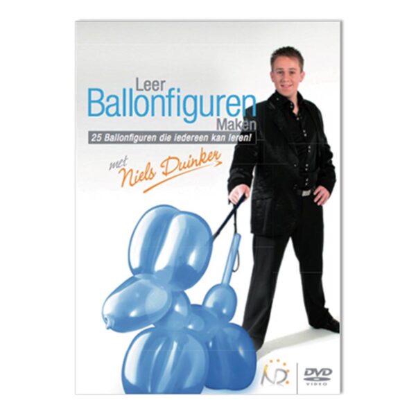 DVD Niels Duinker - Leer ballonfiguren maken - Nederlandstalig